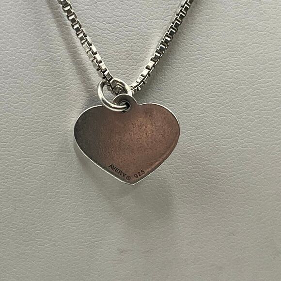 James Avery Sterling Silver 2024 Heart Charm Box Link Sterling Chain Necklace - Picture 5 of 11